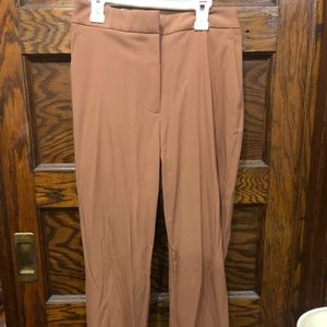 Brown ankle pants